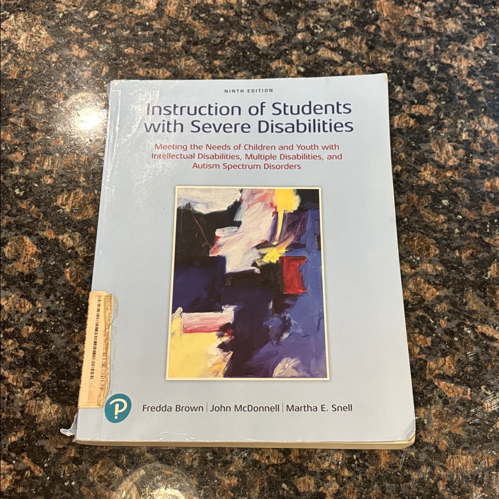 Instruction of Students with Severe Disabilities Textbook